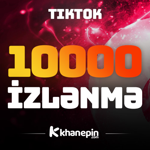 TikTok 10000 izlənmə